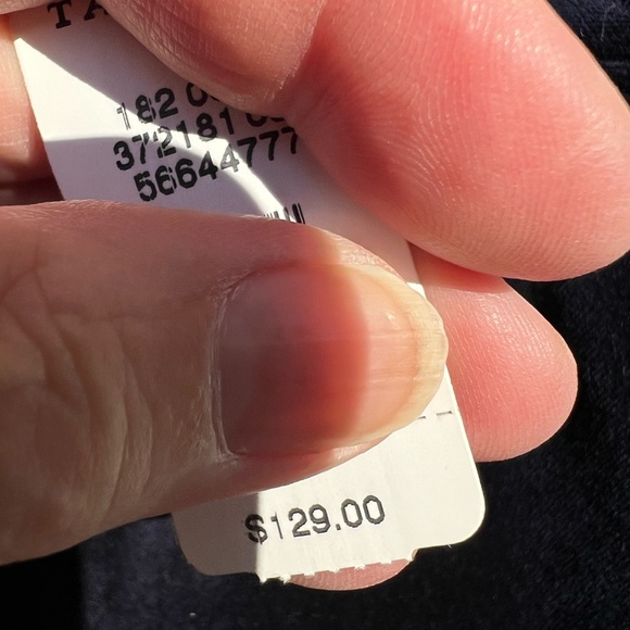 NWT Talbots Fun & Soft Navy Embroidered Penguins Velveteen Slimming Pants - Picture 5 of 6